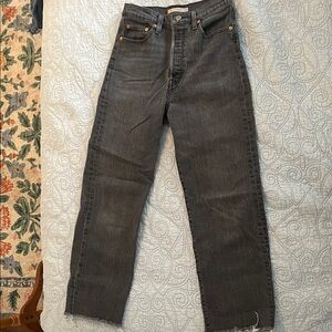 Levi's Black Straight-Leg Jeans